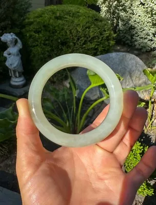 52-64mm Oily Water Yellow / Warm White Nephrite Bangle Bracelet |
52-64mm Oily Water Yellow / Warm White Nephrite Bangle Bracelet |