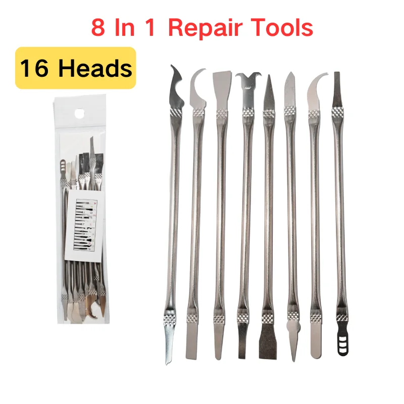 8 In 1 CPU IC Phone Repair Tools Glue Remover Chip Repair Thin Blades Piratical Repair Hand Tool For Mobile Phone Computer
8 In 1 CPU IC Phone Repair Tools Glue Remover Chip Repair Thin Blades Piratical Repair Hand Tool For Mobile Phone Computer