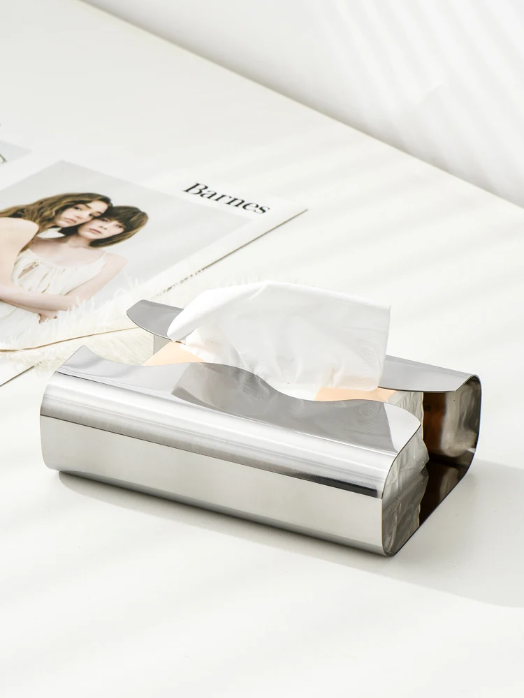 Creative Silver Plated Stainless Steel Tissue Box Cover Storage Paper Holder Kitchen Drawing Paper Box Napkin Holder Luxury
Creative Silver Plated Stainless Steel Tissue Box Cover Storage Paper Holder Kitchen Drawing Paper Box Napkin Holder Luxury