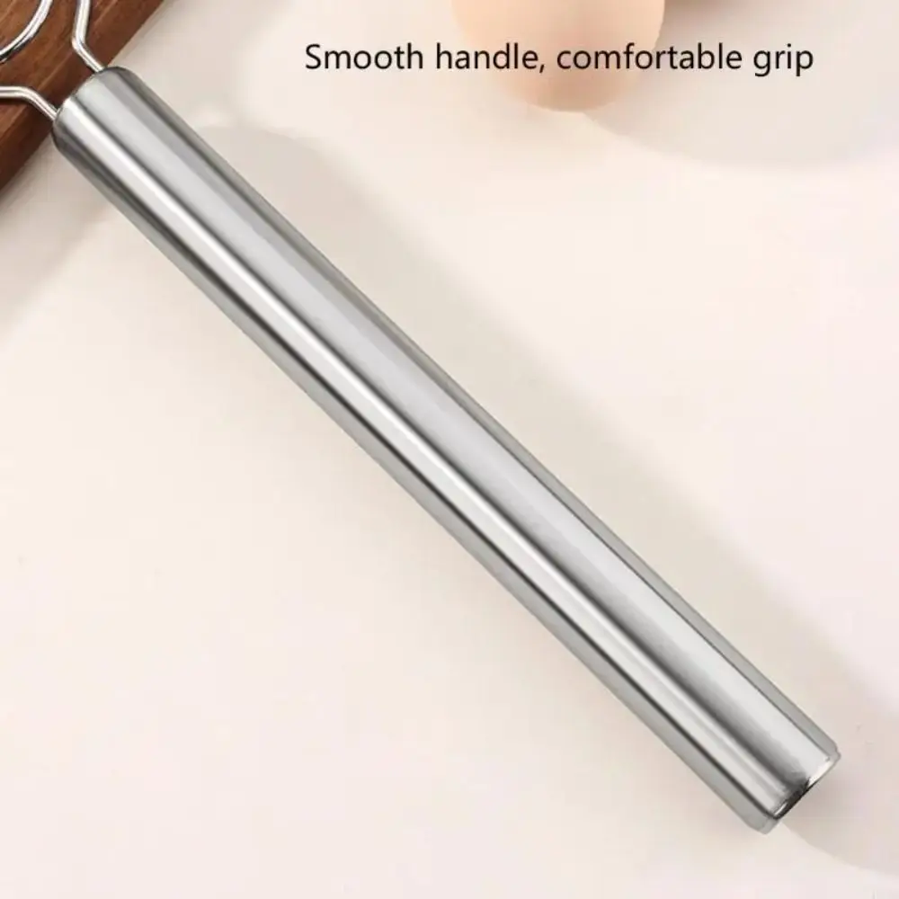 Stainless Steel Hand Whisk Mixer Rustproof Non-Stick Flour Whisk Multifunctional Comfortable Grip Powder Stirrer for Baking
Stainless Steel Hand Whisk Mixer Rustproof Non-Stick Flour Whisk Multifunctional Comfortable Grip Powder Stirrer for Baking