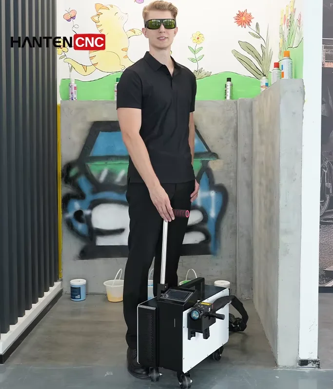 Portable Laser Cleaning Machine 300W Metal Rust Paint Wood Stone Surface Car Repair Renovation Factory Direct
Portable Laser Cleaning Machine 300W Metal Rust Paint Wood Stone Surface Car Repair Renovation Factory Direct
