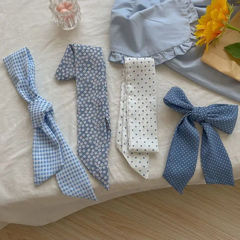 Blue-Toned Ribbon Vintage Silk Scarf Women's Fashionable Hair Accessory Lightweight Ribbon Narrow Headband for Women
Blue-Toned Ribbon Vintage Silk Scarf Women's Fashionable Hair Accessory Lightweight Ribbon Narrow Headband for Women