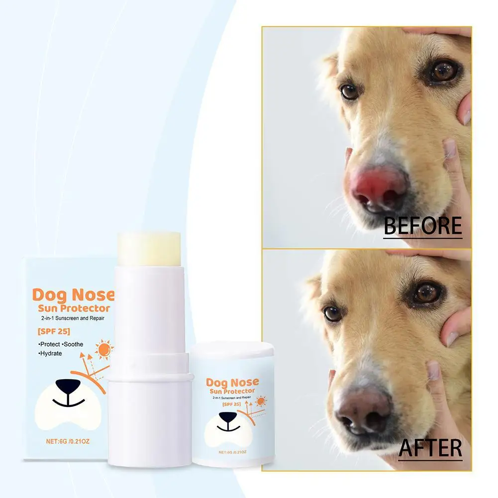 6g Dog Nose Balm Soothe Paw Protect Balm Cracked Dog Snouts Balm Pet Foot And Nose Balm Moisturizing Paw Protector 
6g Dog Nose Balm Soothe Paw Protect Balm Cracked Dog Snouts Balm Pet Foot And Nose Balm Moisturizing Paw Protector