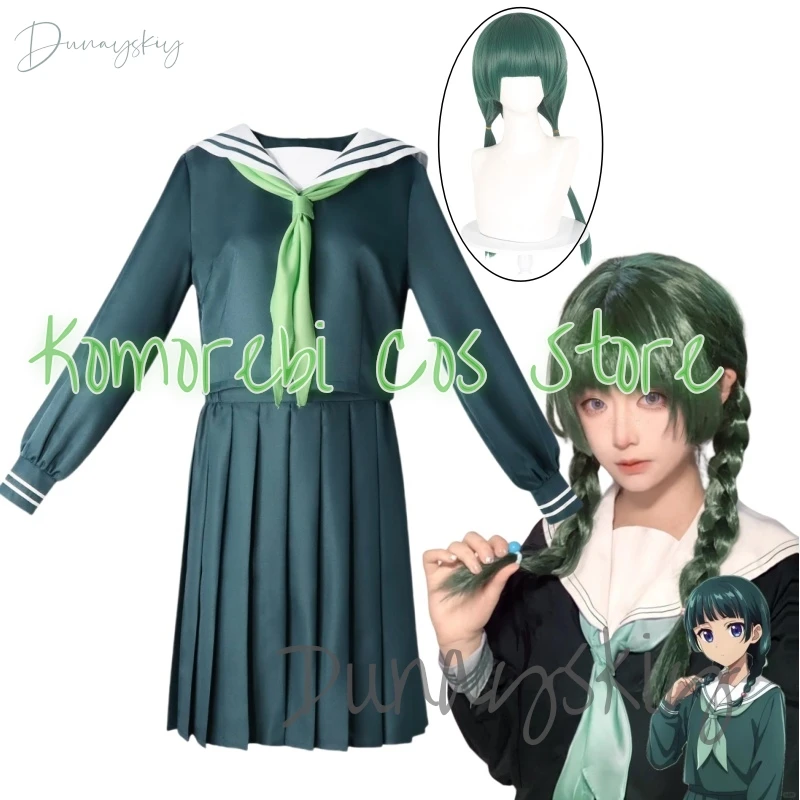 New Anime The Apothecary Diaries Anime Maomao Green JK Sailor Uniform Cosplay Costume Wig Skirt Convention Gift Daily Wear Dress
New Anime The Apothecary Diaries Anime Maomao Green JK Sailor Uniform Cosplay Costume Wig Skirt Convention Gift Daily Wear Dress