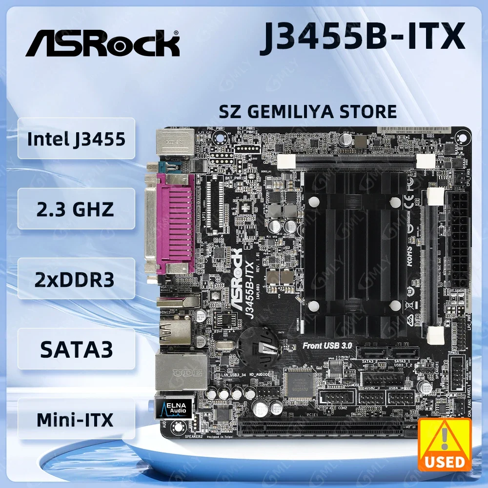 Материнская плата ASROCK J3455b-ITX Mini-ITX Четырехъядерный процессор Intel J3455 DDR3 16 ГБ Встроенная Intel HD Graphics 500 USB 3.1
Материнская плата ASROCK J3455b-ITX Mini-ITX Четырехъядерный процессор Intel J3455 DDR3 16 ГБ Встроенная Intel HD Graphics 500 USB 3.1