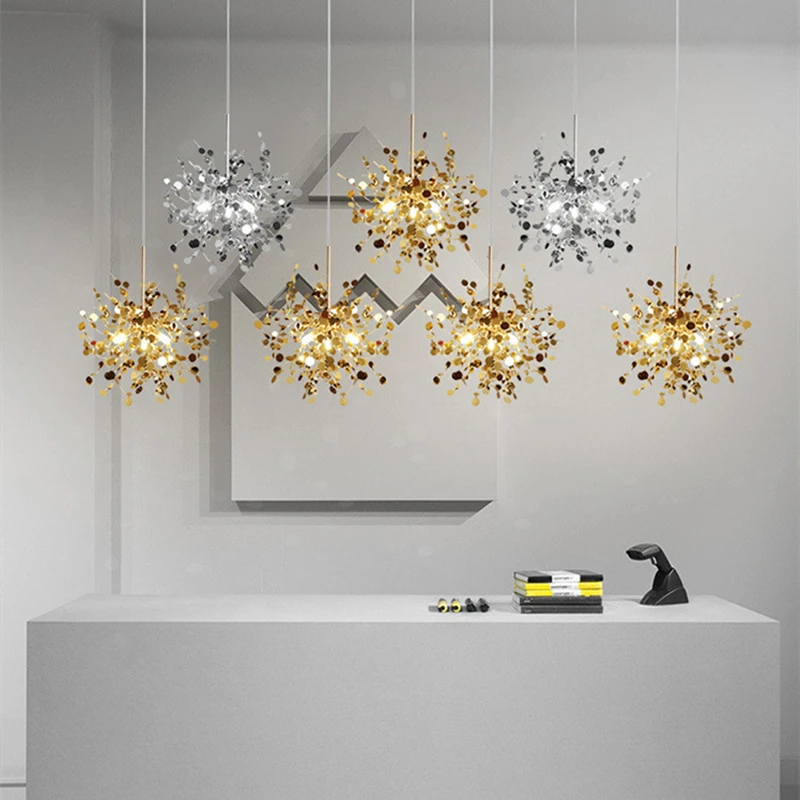 YEBMLP Stainless Steel Chandelier Indoor Led Decorative Hanging Lamp Golden Chrome Droplight For Dining Room Parlor Kitchen Lamp
YEBMLP Stainless Steel Chandelier Indoor Led Decorative Hanging Lamp Golden Chrome Droplight For Dining Room Parlor Kitchen Lamp