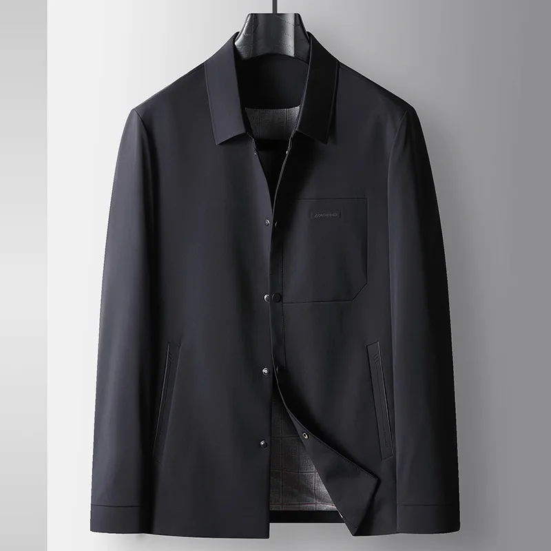 Man Cargo Coat Spring Autumn Fashion Turn Down Collar Single-breasted Male Jacket Thin Breathable Business Casual Men Outerwear
Man Cargo Coat Spring Autumn Fashion Turn Down Collar Single-breasted Male Jacket Thin Breathable Business Casual Men Outerwear