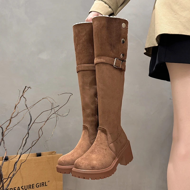 2025 Brand Korean Style Knee-High Winter Warm Plus Size Water Proof Modern Boots Thick Sole Versatile Fashion Women's Shoes
2025 Brand Korean Style Knee-High Winter Warm Plus Size Water Proof Modern Boots Thick Sole Versatile Fashion Women's Shoes