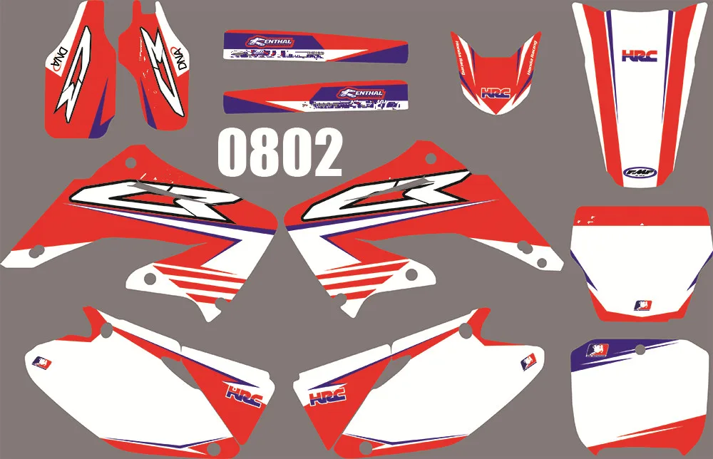 Dirt Bike DECALS Motorcycle STICKERS Graphics FOR HONDA CR125 CR250 2002 2003 2004 2005-2012
Dirt Bike DECALS Motorcycle STICKERS Graphics FOR HONDA CR125 CR250 2002 2003 2004 2005-2012