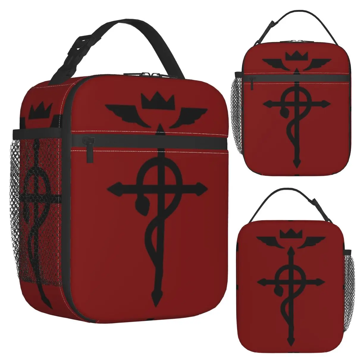 Fullmetal Alchemist - Flamel Insignia Insulated Lunch Bag for School Picnic Storage Food Boxes Cooler Thermal Lunch Box Tote
Fullmetal Alchemist - Flamel Insignia Insulated Lunch Bag for School Picnic Storage Food Boxes Cooler Thermal Lunch Box Tote