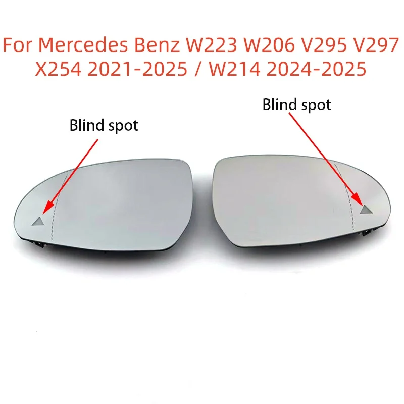 For Mercedes Benz W223 W206 V295 V297 X254 2021-2025 / W214 2024-2025 Car Led Warning Blind Spot Heated Mirror Glass new
For Mercedes Benz W223 W206 V295 V297 X254 2021-2025 / W214 2024-2025 Car Led Warning Blind Spot Heated Mirror Glass new