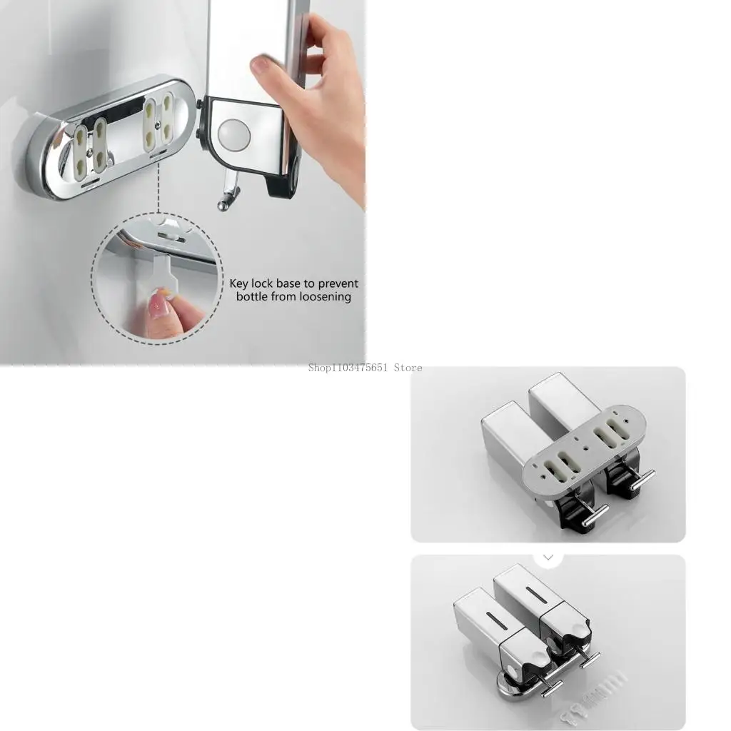 Single/Double Soap Dispenser Wall-mount Shower Bath Shampoo Dispenser
Single/Double Soap Dispenser Wall-mount Shower Bath Shampoo Dispenser