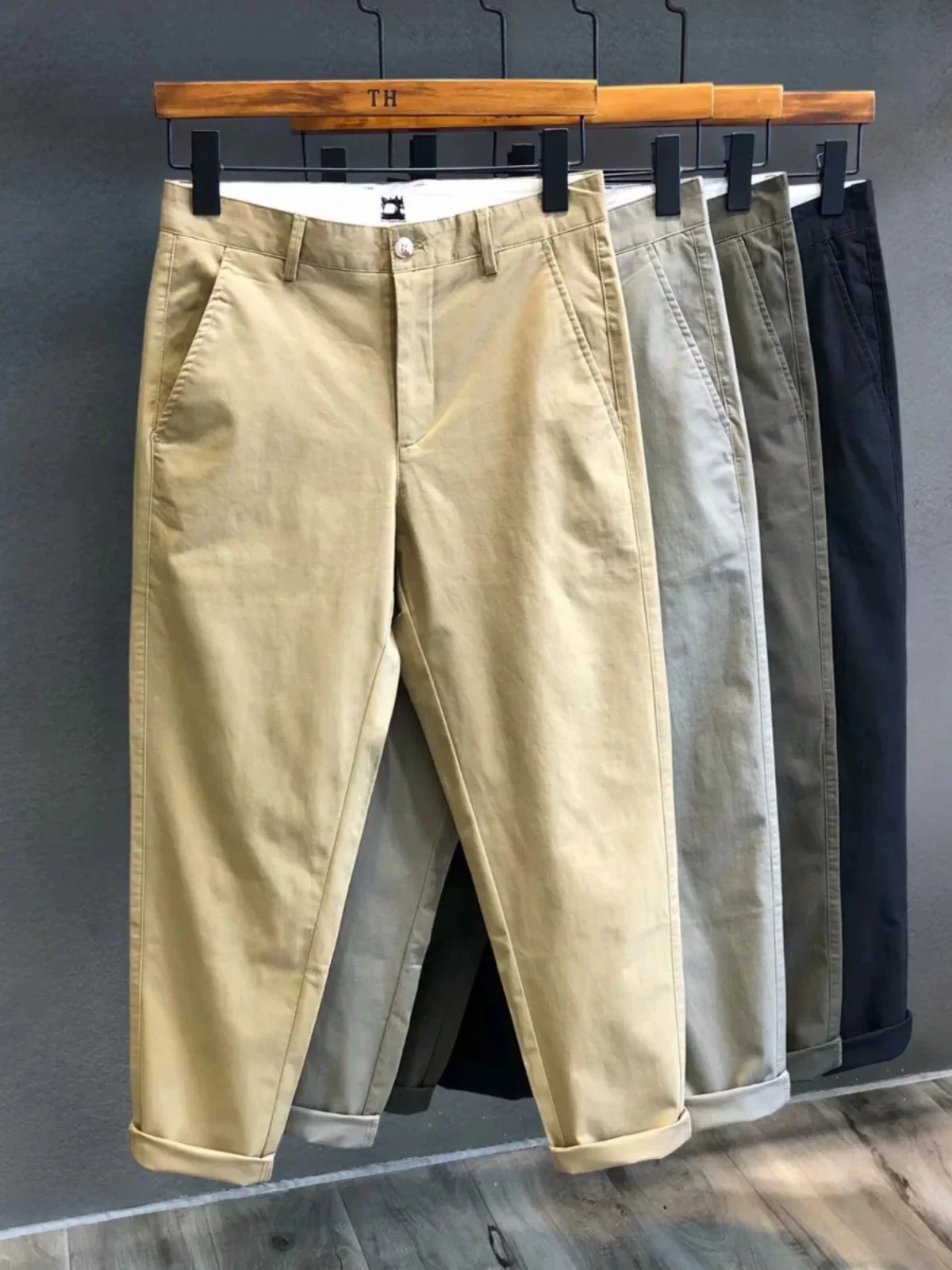 Casual Straight Leg Thin Men's Pants Spring Autumn Youth Trendy Brand Loose Fit Long Trousers Pure Color No Stretch Elastic
Casual Straight Leg Thin Men's Pants Spring Autumn Youth Trendy Brand Loose Fit Long Trousers Pure Color No Stretch Elastic