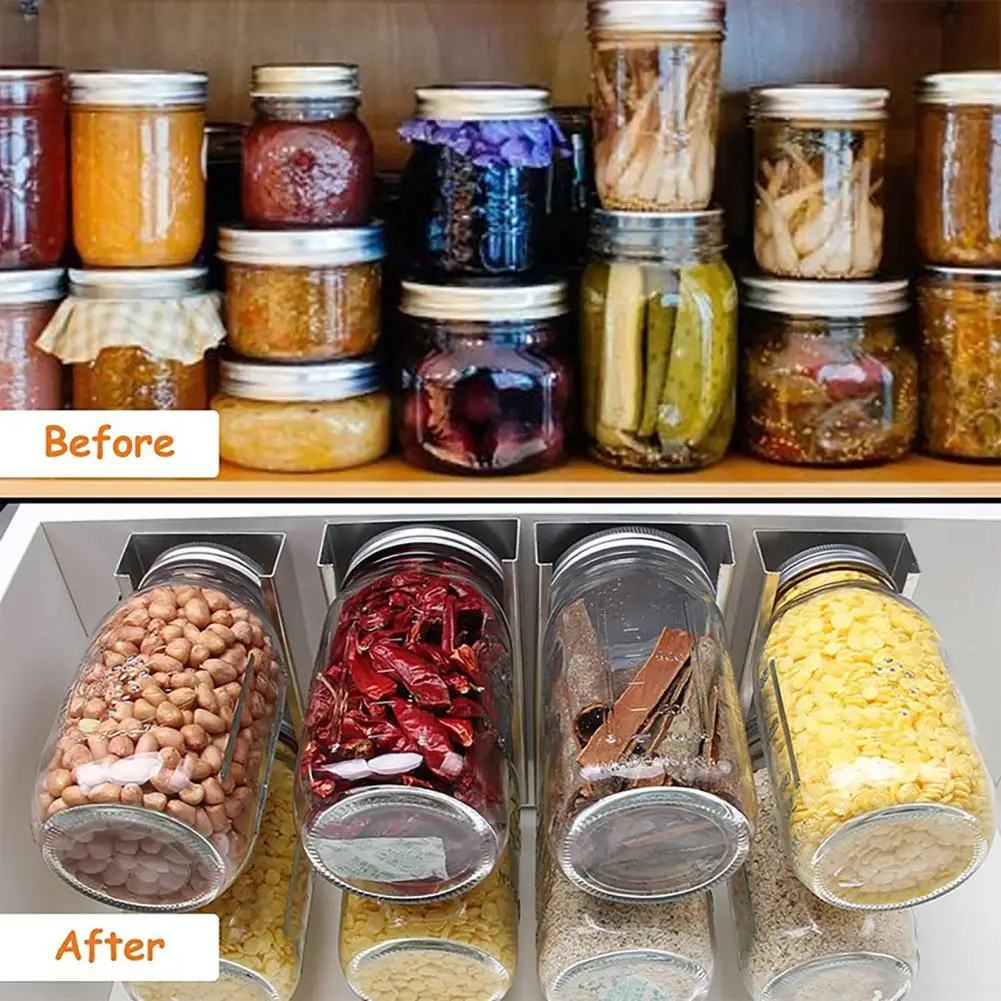 Kitchen Storage Rack Space-saving Kitchen Mason Jar Organizer Canning Rack for under Cabinet Storage for Efficient
Kitchen Storage Rack Space-saving Kitchen Mason Jar Organizer Canning Rack for under Cabinet Storage for Efficient