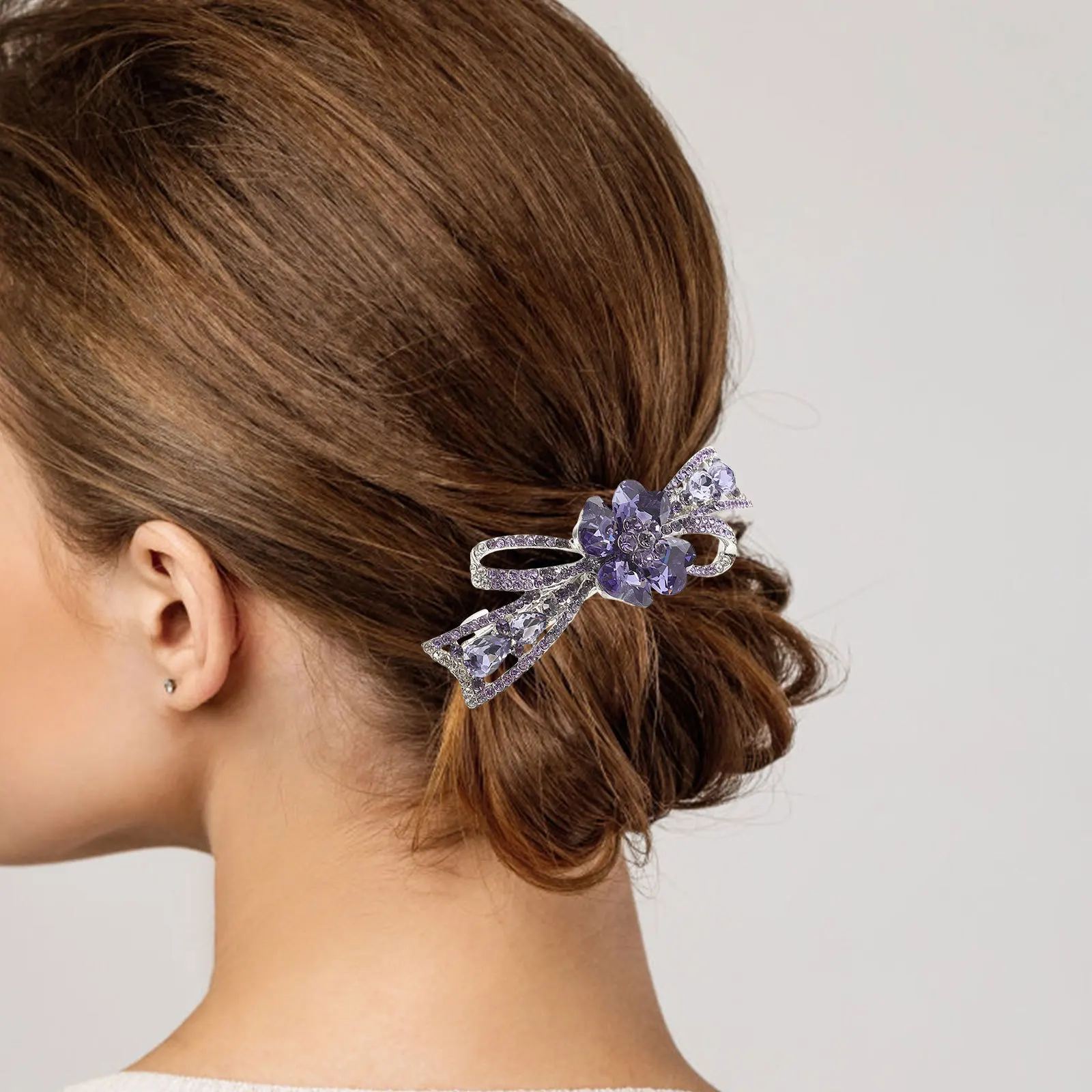 Crystal Rhinestone Hair Barrette French Hairpin Automatic Clip Party Bridal Hair Accessory Girls Headdress Girls Headdress
Crystal Rhinestone Hair Barrette French Hairpin Automatic Clip Party Bridal Hair Accessory Girls Headdress Girls Headdress