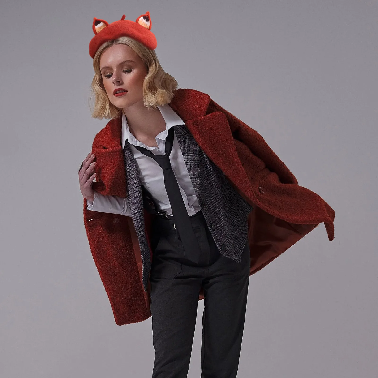 Cat Ear Beret Wool Felt Women Autumn Fashion Hat Mushroom Design Lightweight Comfortable Warm Breathable
Cat Ear Beret Wool Felt Women Autumn Fashion Hat Mushroom Design Lightweight Comfortable Warm Breathable