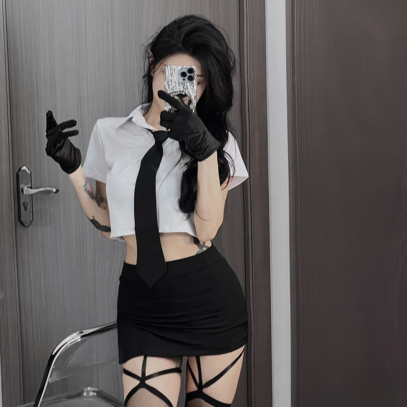 Сексуальный костюм для Хэллоуина: комплект «Чистое желание» — облегающий наряд сексуальной секретарки, наряд для ночного клуба, костюм школьной учительницы (JK), женский комплект
Сексуальный костюм для Хэллоуина: комплект «Чистое желание» — облегающий наряд сексуальной секретарки, наряд для ночного клуба, костюм школьной учительницы (JK), женский комплект