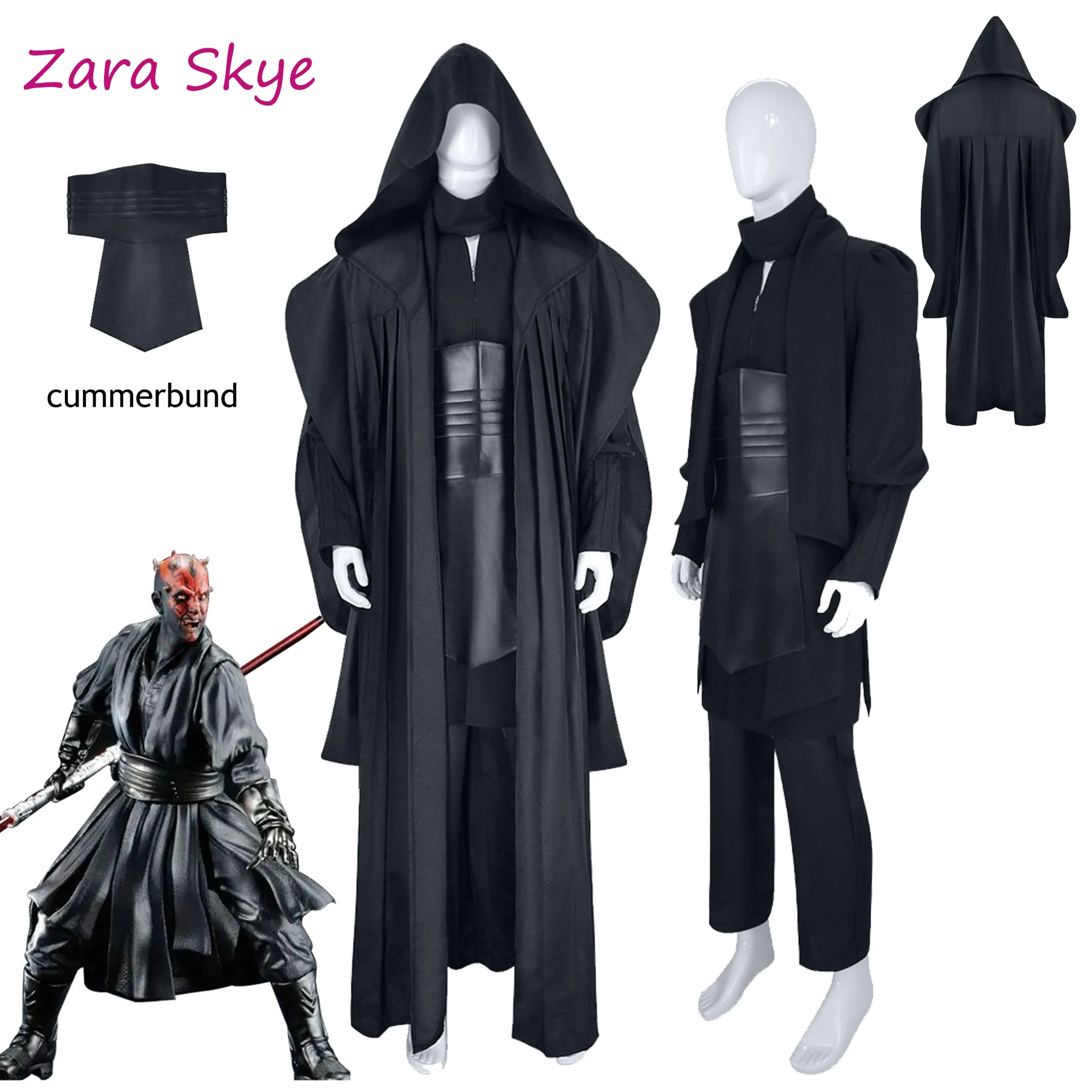Darth Maul cosplay Anime costumes disfraz adult man black set Party Halloween Carnival Anime Roleplay costume
Darth Maul cosplay Anime costumes disfraz adult man black set Party Halloween Carnival Anime Roleplay costume