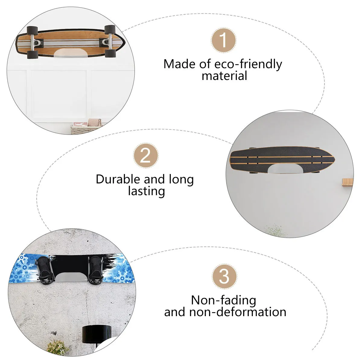 Clear Acrylic Mounted Skateboard Rack Skateboard Holder Longboard Display Stand Durable Holder For Home Office Store Use
Clear Acrylic Mounted Skateboard Rack Skateboard Holder Longboard Display Stand Durable Holder For Home Office Store Use