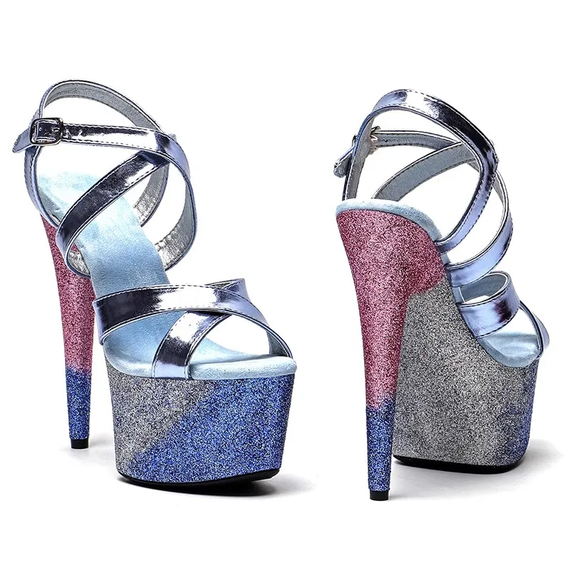 LAIJIANJINXIA PU Uppre New Color High Heel Sandals 17cm /7inch Sexy Model Show Shoes And Pole Dancing Shoes 105
LAIJIANJINXIA PU Uppre New Color High Heel Sandals 17cm /7inch Sexy Model Show Shoes And Pole Dancing Shoes 105