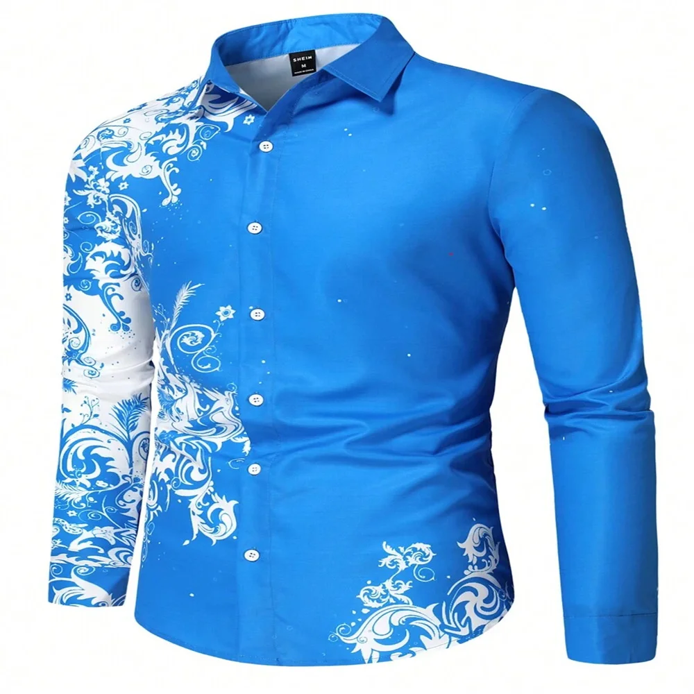 Men's Geometric Shirt Casual Loose Fashion Summer Hawaiian Beach Shirt Long Sleeve Lapel Shirt Fashion Button Design
Men's Geometric Shirt Casual Loose Fashion Summer Hawaiian Beach Shirt Long Sleeve Lapel Shirt Fashion Button Design