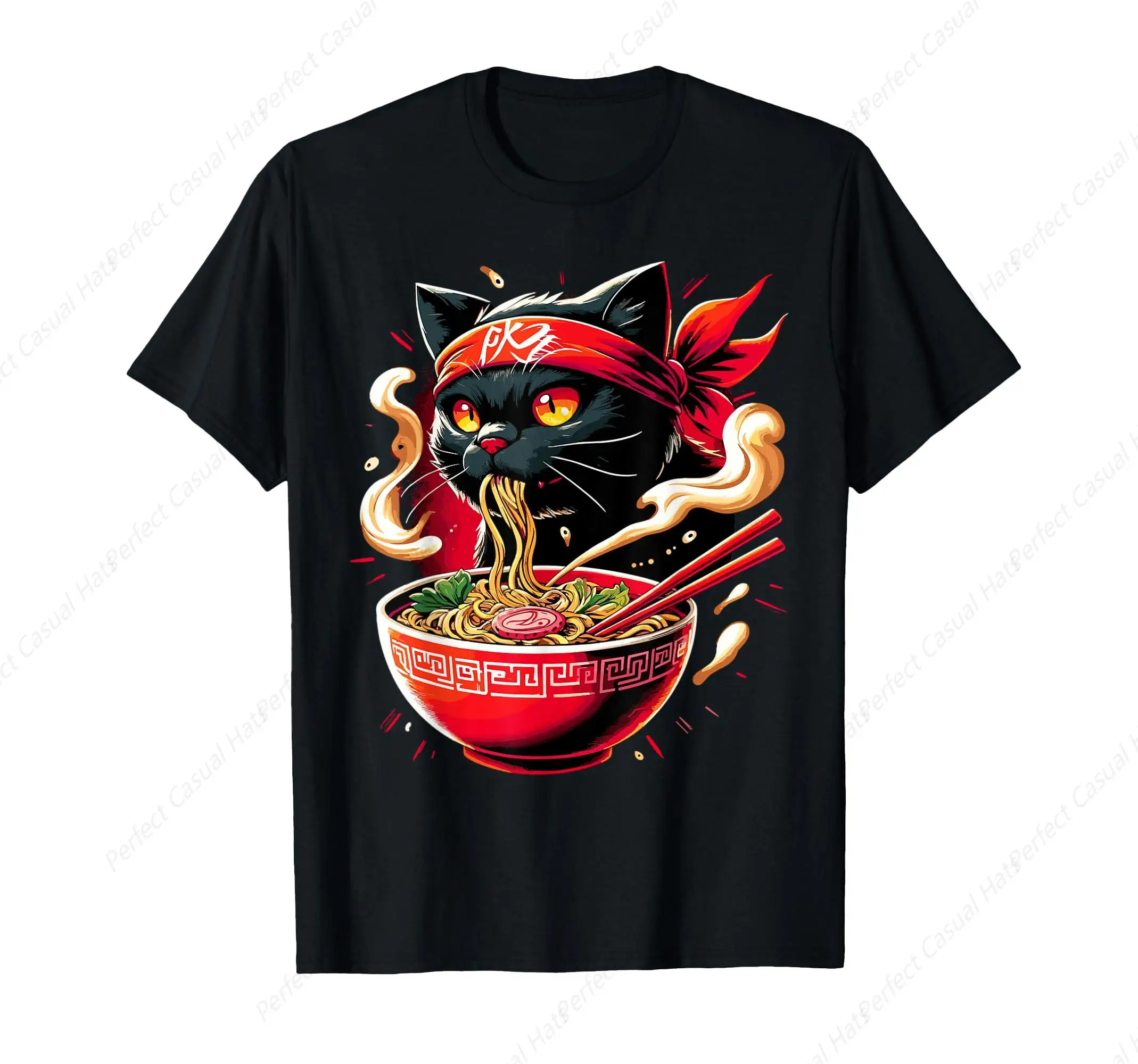 Hot-Selling Cat Ramen Noodle Japanese Anime Manga Kawaii Cat T-Shirt Cotton O-Neck Tee Unisex
Hot-Selling Cat Ramen Noodle Japanese Anime Manga Kawaii Cat T-Shirt Cotton O-Neck Tee Unisex