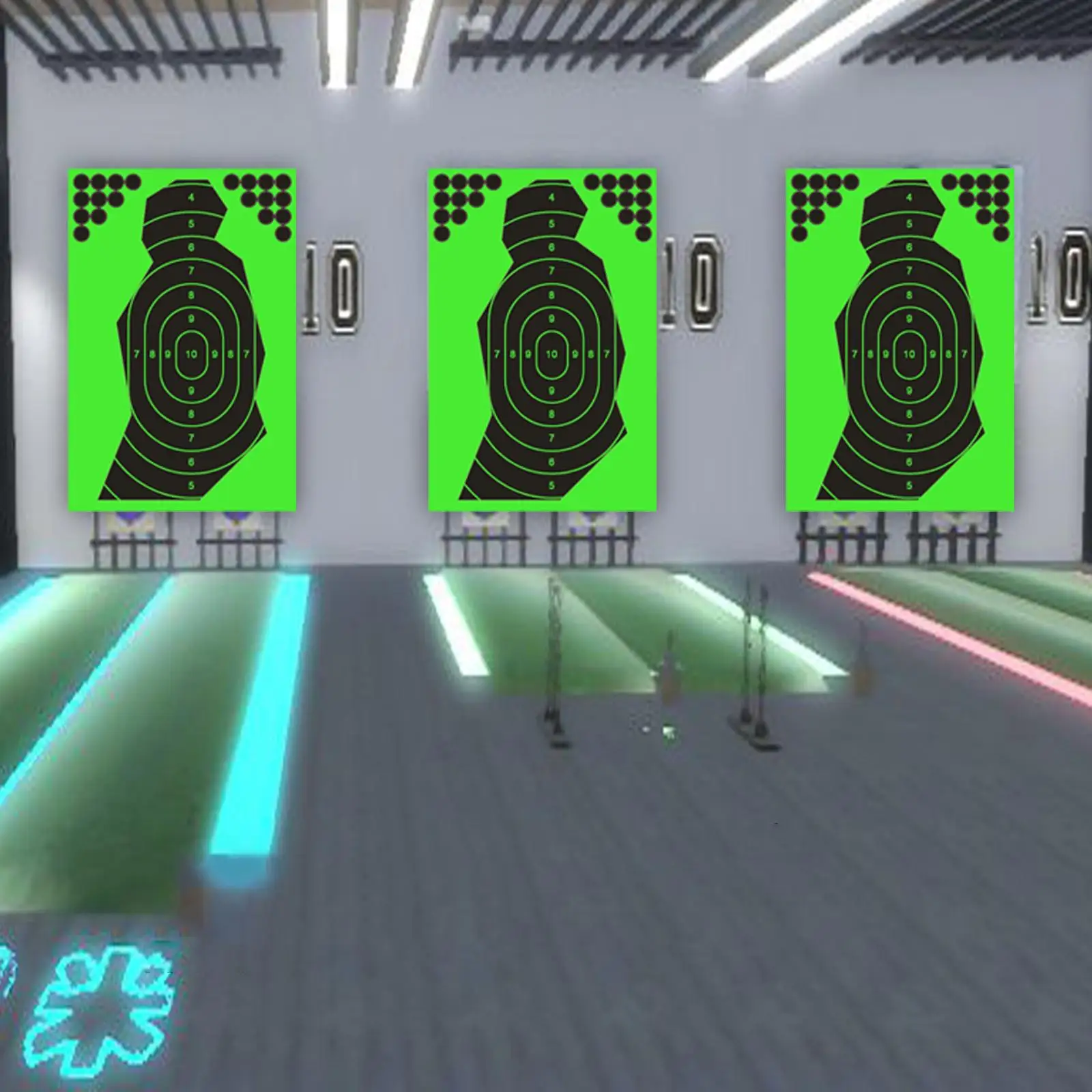 10x Reactive Paper Targets Splatter Practice 12x18" Self Accessories
10x Reactive Paper Targets Splatter Practice 12x18" Self Accessories