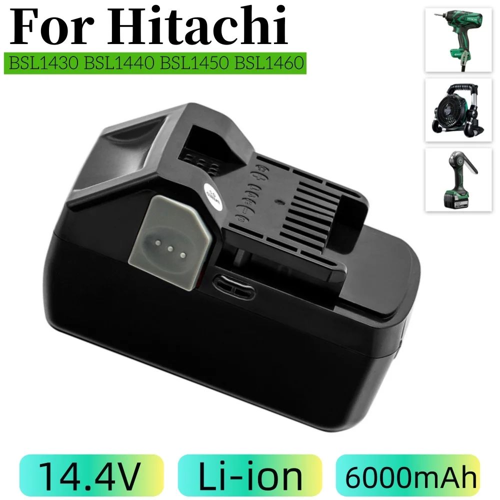 14,4 V 6.0Ah For Hitachi Lithium-Ionen Batterie Pack Power Tool Combo Kit BSL1430 BSL1460B BSL1830 BSL1860B
14,4 V 6.0Ah For Hitachi Lithium-Ionen Batterie Pack Power Tool Combo Kit BSL1430 BSL1460B BSL1830 BSL1860B