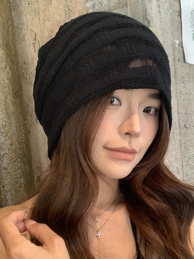 Women's Knitted Hollow out Cotton Linen Cap Breathable Summer Thin Headscarf Hat Small Face Effect Casual Sle Outdoors
Women's Knitted Hollow out Cotton Linen Cap Breathable Summer Thin Headscarf Hat Small Face Effect Casual Sle Outdoors