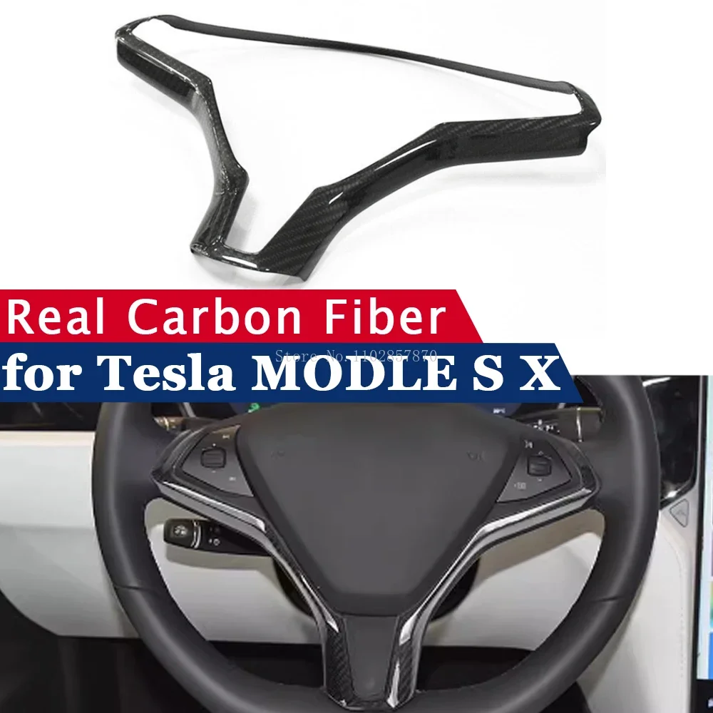Накладка на руль для TESLA MODEL S 2014-2020 MODEL X, наклейка из настоящего углеродного волокна, аксессуары для салона автомобиля, украшение
Накладка на руль для TESLA MODEL S 2014-2020 MODEL X, наклейка из настоящего углеродного волокна, аксессуары для салона автомобиля, украшение