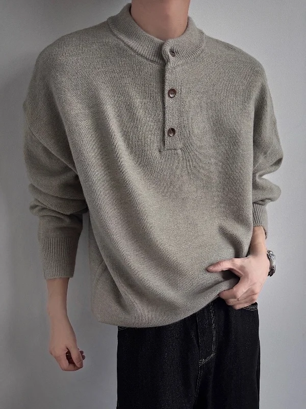 American Sle Men's Knitted Sweater Henry Collar Long Sve Base irt Vintage Autumn Winter Lazy Sle Outerwear Coat
American Sle Men's Knitted Sweater Henry Collar Long Sve Base irt Vintage Autumn Winter Lazy Sle Outerwear Coat