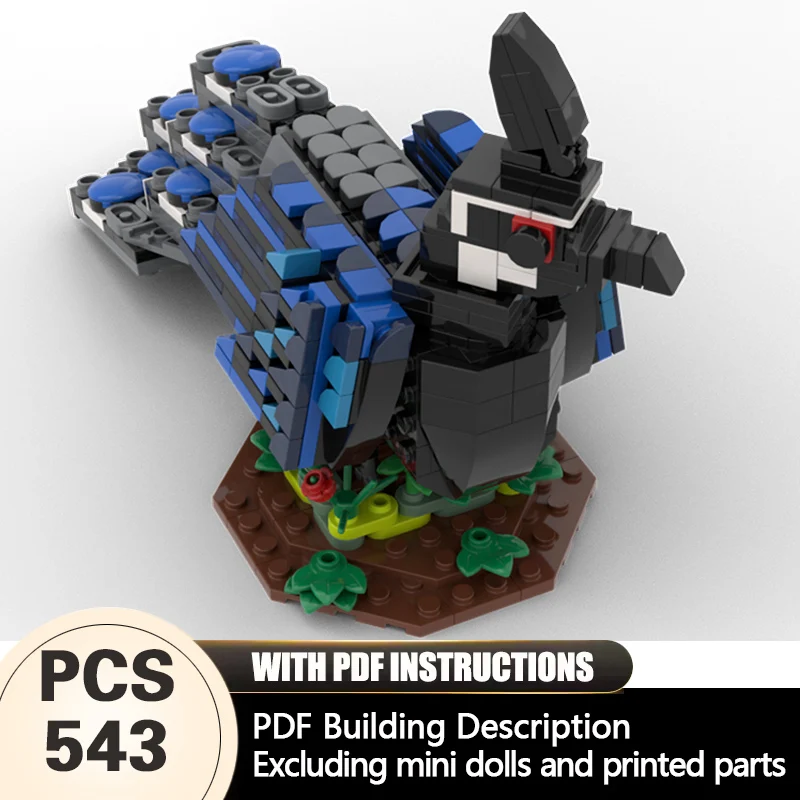 Creators Animal Series Model MOC Building Bricks Palawan Peacock Pheasant Modular Technology Gifts Holiday Assemble Children Toy
Creators Animal Series Model MOC Building Bricks Palawan Peacock Pheasant Modular Technology Gifts Holiday Assemble Children Toy