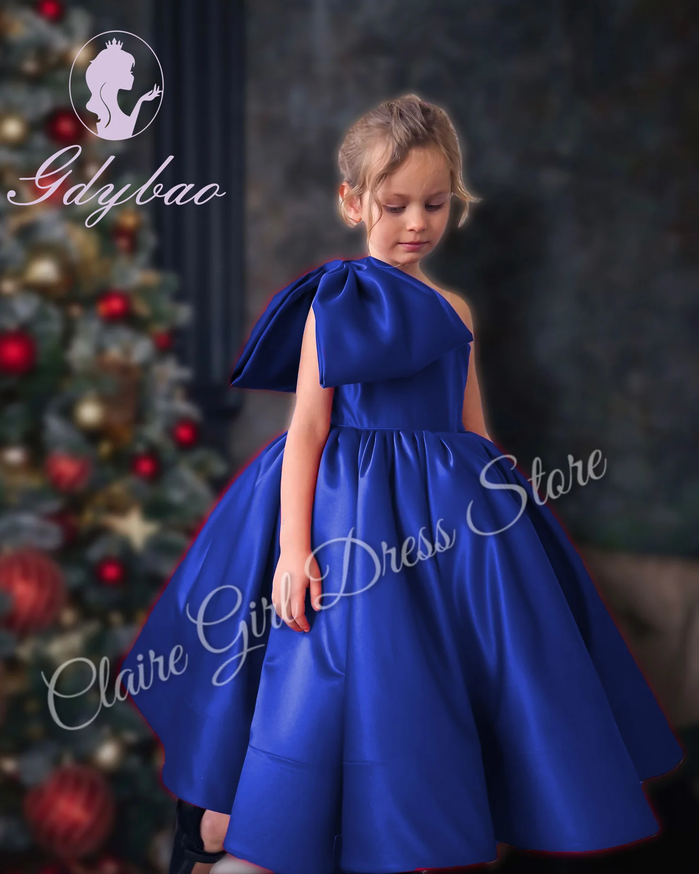 Customized Royal Blue Flower Girl Dresses For Wedding Satin Sleeveless With Bow Kids Birthday Party First Communion Ball Gown
Customized Royal Blue Flower Girl Dresses For Wedding Satin Sleeveless With Bow Kids Birthday Party First Communion Ball Gown
