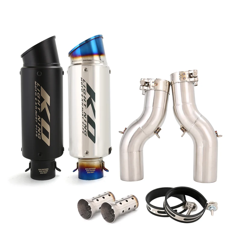Slip On For SUZUKI GSXR1300 GSXR 1300 2021-2025 Motorcycle Exhaust System Mid Link Pipe 51mm Muffler Stainless Steel DB Killer
Slip On For SUZUKI GSXR1300 GSXR 1300 2021-2025 Motorcycle Exhaust System Mid Link Pipe 51mm Muffler Stainless Steel DB Killer