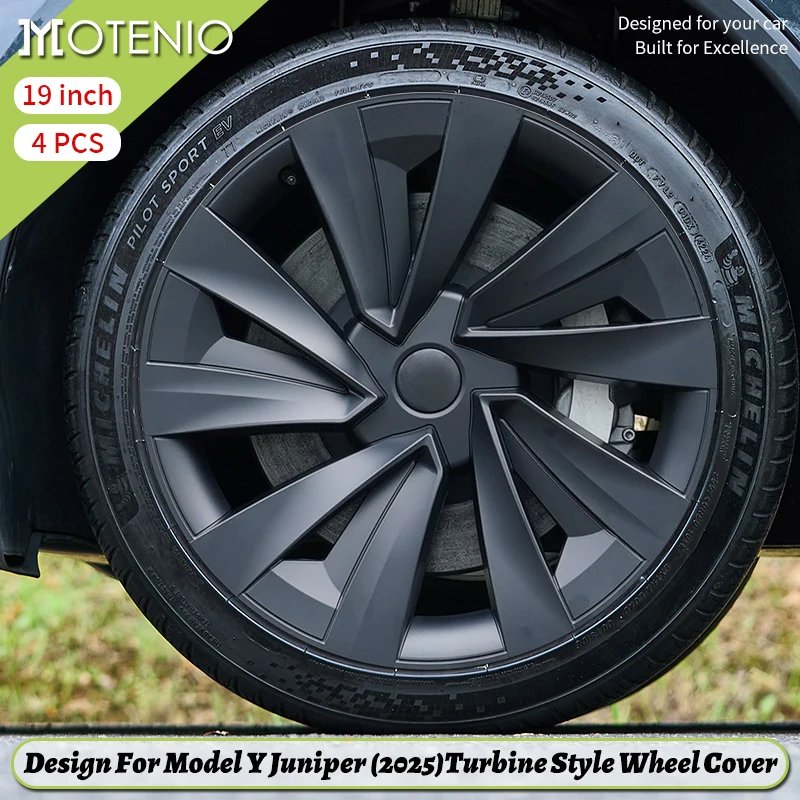 4 шт. для новой модели Y 2025 Juniper 19-дюймовый колпак в стиле турбины, накладка на обод, аксессуары, крышка ступицы, автомобильная крышка колеса для Tesla
4 шт. для новой модели Y 2025 Juniper 19-дюймовый колпак в стиле турбины, накладка на обод, аксессуары, крышка ступицы, автомобильная крышка колеса для Tesla