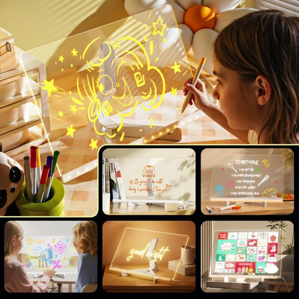 Доска для рисования Conatu с LED-подсветкой для детей, сухостираемая доска для обводки с подставкой, маркеры, салфетки, спрей и набор ластиков
Доска для рисования Conatu с LED-подсветкой для детей, сухостираемая доска для обводки с подставкой, маркеры, салфетки, спрей и набор ластиков