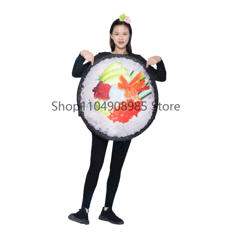 Halloween Food Party Sushi Costume Cosplay Creative Food Party Sushi Costume Parent-child Funny Food Role Stage Performan
Halloween Food Party Sushi Costume Cosplay Creative Food Party Sushi Costume Parent-child Funny Food Role Stage Performan