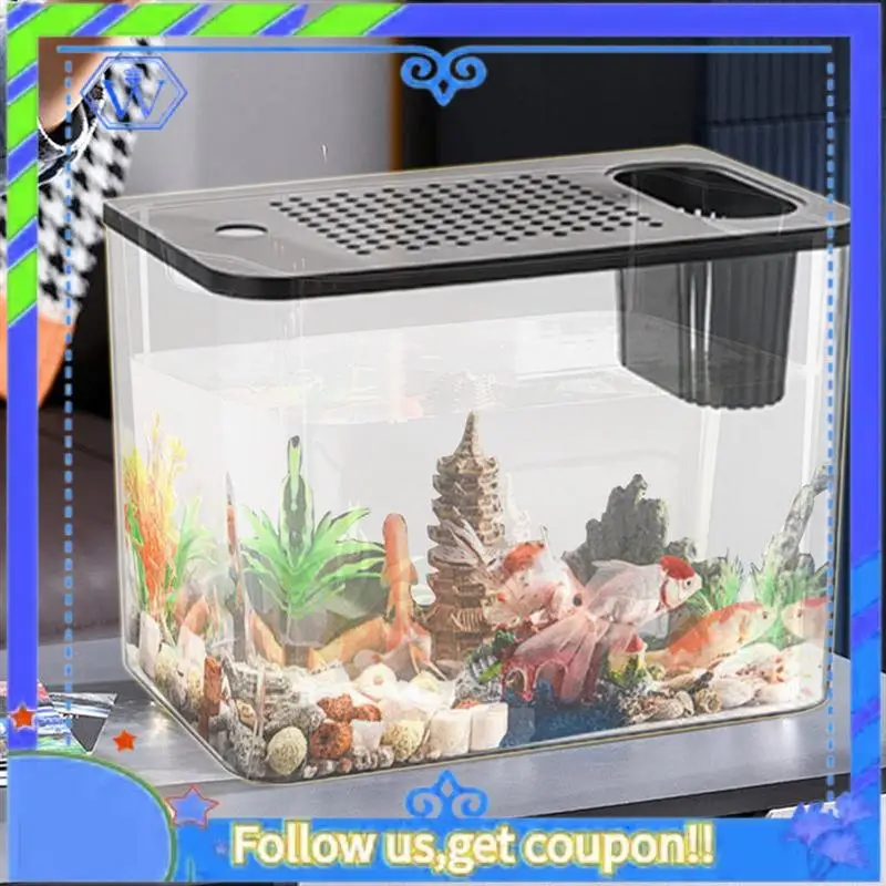 Easy To Use Fish Tank Aquarium Transparent Desktop Tank Turtle Aquarium Small Aquariums Decorative Fish Container For Fish
Easy To Use Fish Tank Aquarium Transparent Desktop Tank Turtle Aquarium Small Aquariums Decorative Fish Container For Fish