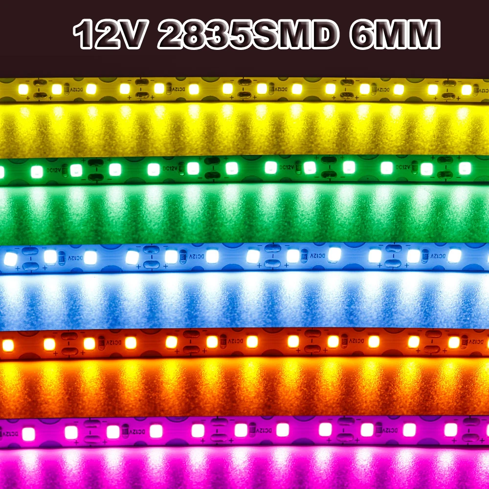 6 мм 2835SMD светодиодная лента 120 светодиодов/м красная гибкая осветительная лента веревка с регулируемой яркостью для комнаты, вечеринки, бара, праздничного украшения DC12V
6 мм 2835SMD светодиодная лента 120 светодиодов/м красная гибкая осветительная лента веревка с регулируемой яркостью для комнаты, вечеринки, бара, праздничного украшения DC12V