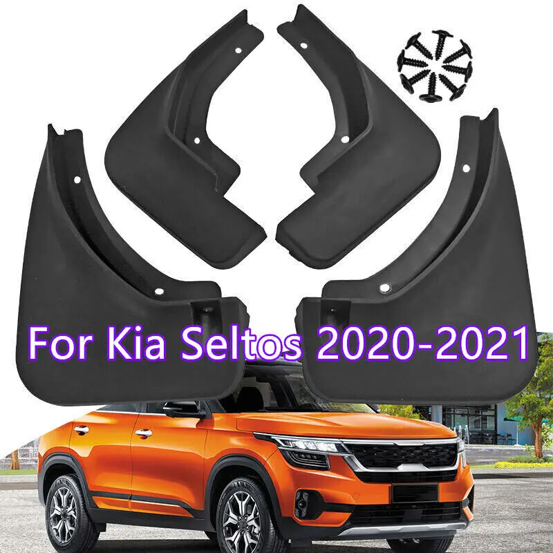 4X Front Rear Splash Fender Mud Flaps Fender Guards For Kia Seltos 2020-2021
4X Front Rear Splash Fender Mud Flaps Fender Guards For Kia Seltos 2020-2021