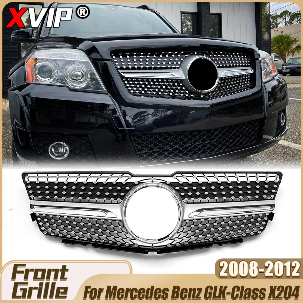 XVIP Chrome Silver Front Bumper Grille Racing Grille Upper Grill For Mercedes Benz GLK-Class X204 2008-2012 GLK280 GLK300 GLK350
XVIP Chrome Silver Front Bumper Grille Racing Grille Upper Grill For Mercedes Benz GLK-Class X204 2008-2012 GLK280 GLK300 GLK350