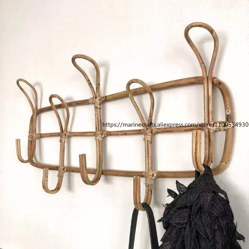 Simple Wall Hooks Genuine Rattan Handmade Retro Clothes Hats Hook Decorative Hook for Children
Simple Wall Hooks Genuine Rattan Handmade Retro Clothes Hats Hook Decorative Hook for Children