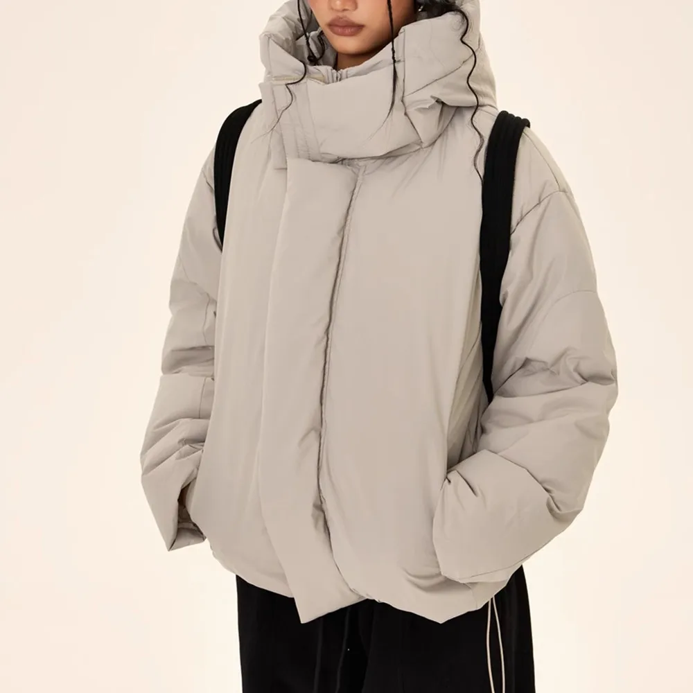 American Retro Hooded Cotton Jaet Women's ort Winter New Sle Korean Loose Small Size Outerwear Trendy Long Sve
American Retro Hooded Cotton Jaet Women's ort Winter New Sle Korean Loose Small Size Outerwear Trendy Long Sve