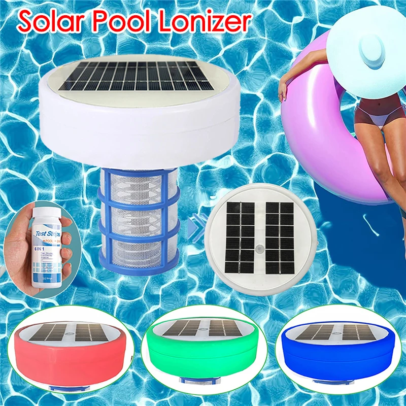 Outdoor Solar Pool Ionizer Cleaner Silver Ion Swimming Pool Purifier Algae Resistance Lower Chlorine Water Purifier Cleaner
Outdoor Solar Pool Ionizer Cleaner Silver Ion Swimming Pool Purifier Algae Resistance Lower Chlorine Water Purifier Cleaner