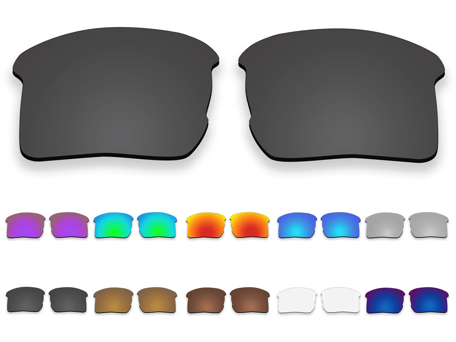 Сменные поляризационные линзы Glintbay Performance для солнцезащитных очков Oakley Capacitor OJ9013 62 мм - несколько цветов
Сменные поляризационные линзы Glintbay Performance для солнцезащитных очков Oakley Capacitor OJ9013 62 мм - несколько цветов
