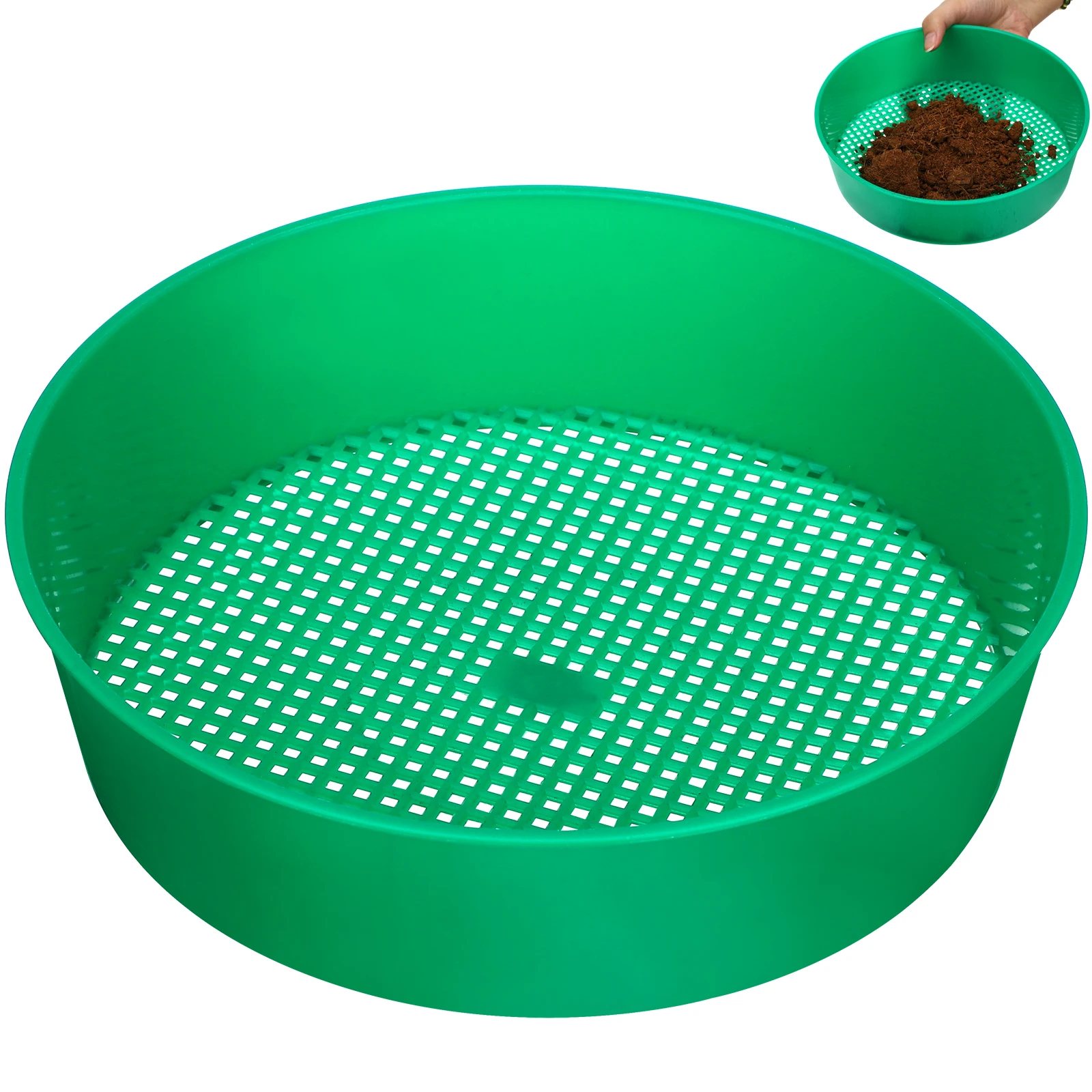 2PCS Garderning Tool Plastic Sieve Lightweight Durable Sand Gravel Gold Panning Balcony Garden Park Shovel Spade
2PCS Garderning Tool Plastic Sieve Lightweight Durable Sand Gravel Gold Panning Balcony Garden Park Shovel Spade