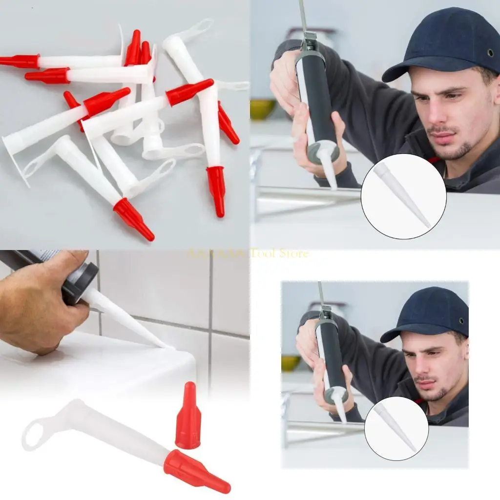 A2BE 10pcs Construction Caulk Сопла для проектов пола на пол из силиконового герметика
A2BE 10pcs Construction Caulk Сопла для проектов пола на пол из силиконового герметика