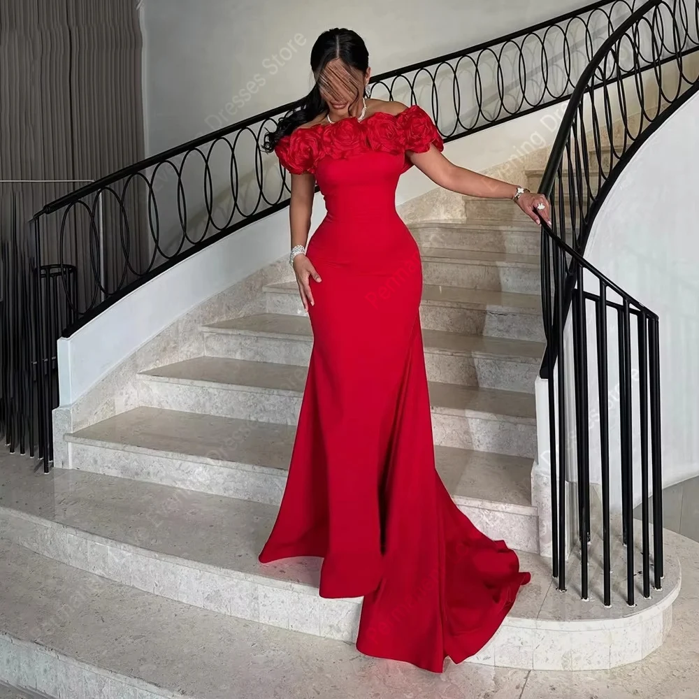 2026 Минимально красные женские вечерние платья русалки по индивидуальному заказу, платье с вырезом лодочкой и 3D цветами, فساتين desiن requireبات замечательный Wee
2026 Минимально красные женские вечерние платья русалки по индивидуальному заказу, платье с вырезом лодочкой и 3D цветами, فساتين desiن requireبات замечательный Wee