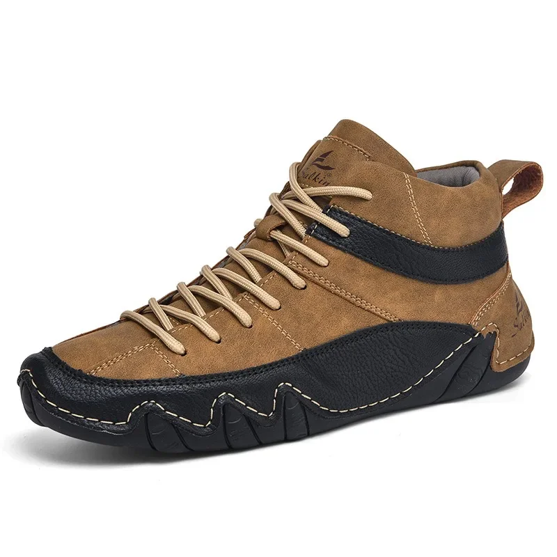 Big size 46 47 48 Autumn Winter new soft comfortable leather men ankle boots outdoor high-top hiking walking casual shoes
Big size 46 47 48 Autumn Winter new soft comfortable leather men ankle boots outdoor high-top hiking walking casual shoes