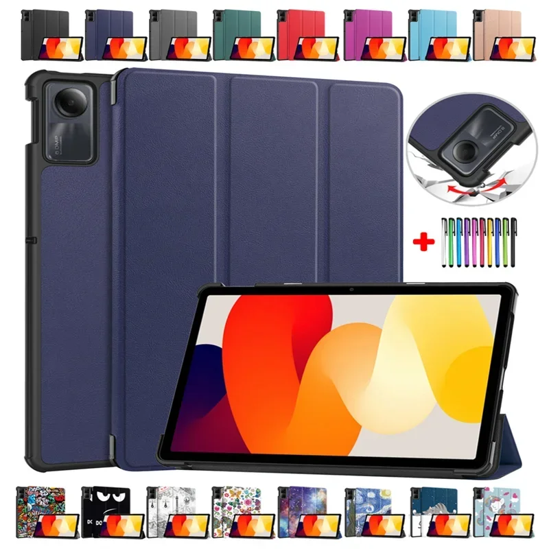 For Xiaomi Redmi Pad SE Case 2023 11 inch Tri-Fold Stand Funda PU Leather Magnetic Cover For Coque Redmi Pad SE Case + Gift
For Xiaomi Redmi Pad SE Case 2023 11 inch Tri-Fold Stand Funda PU Leather Magnetic Cover For Coque Redmi Pad SE Case + Gift